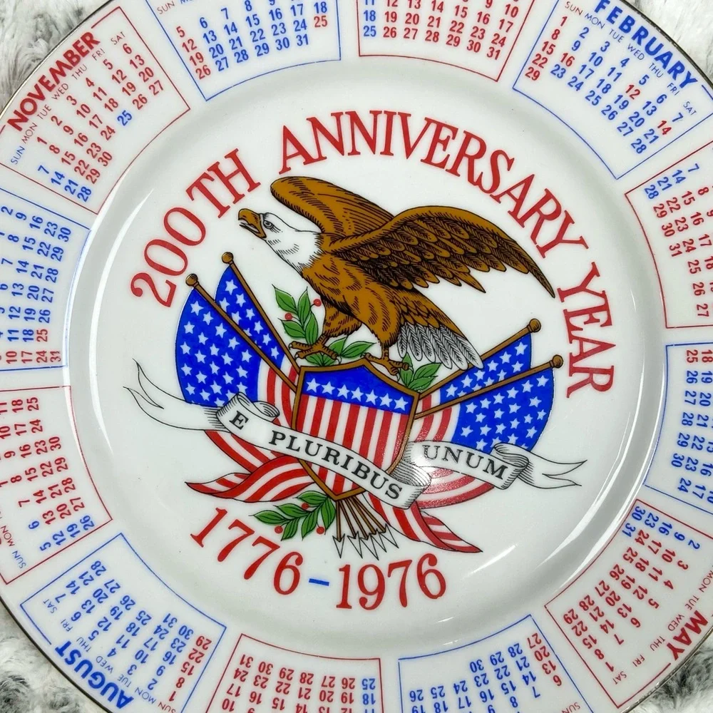Vintage 1976 200th USA Anniversary Plate